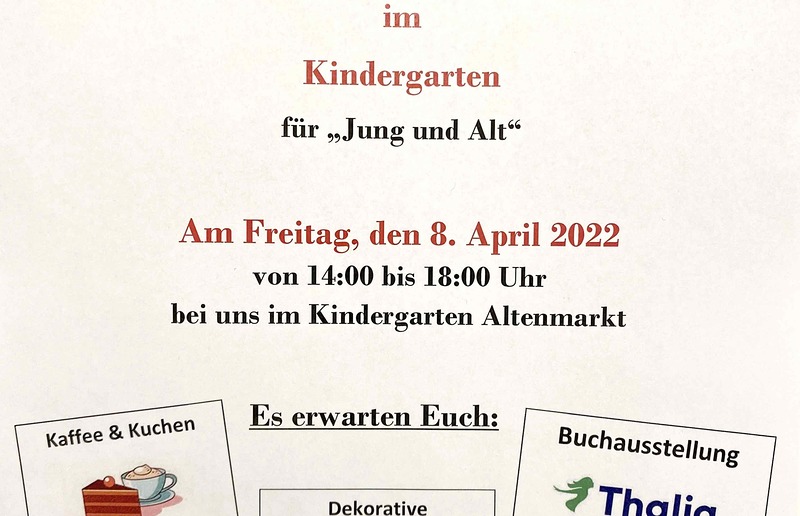 OSTERTREFF im Kindergarten / Bianca Pirker  Pfarrkindergarten Altenmarkt
